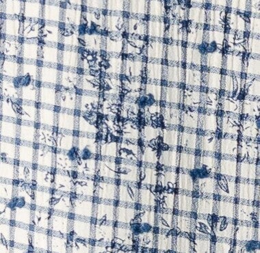 Brass & Roe Collar Print Blouse WOMEN'S TOP brass & roe 