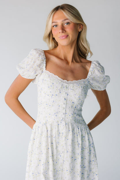 Marina Floral Dress WOMEN'S DRESS Blu Pepper 