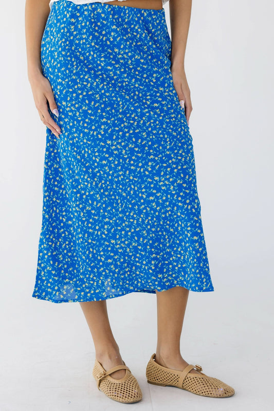 Brass & Roe Ellie Skirt WOMEN'S SKIRTS brass & roe Blue XS 