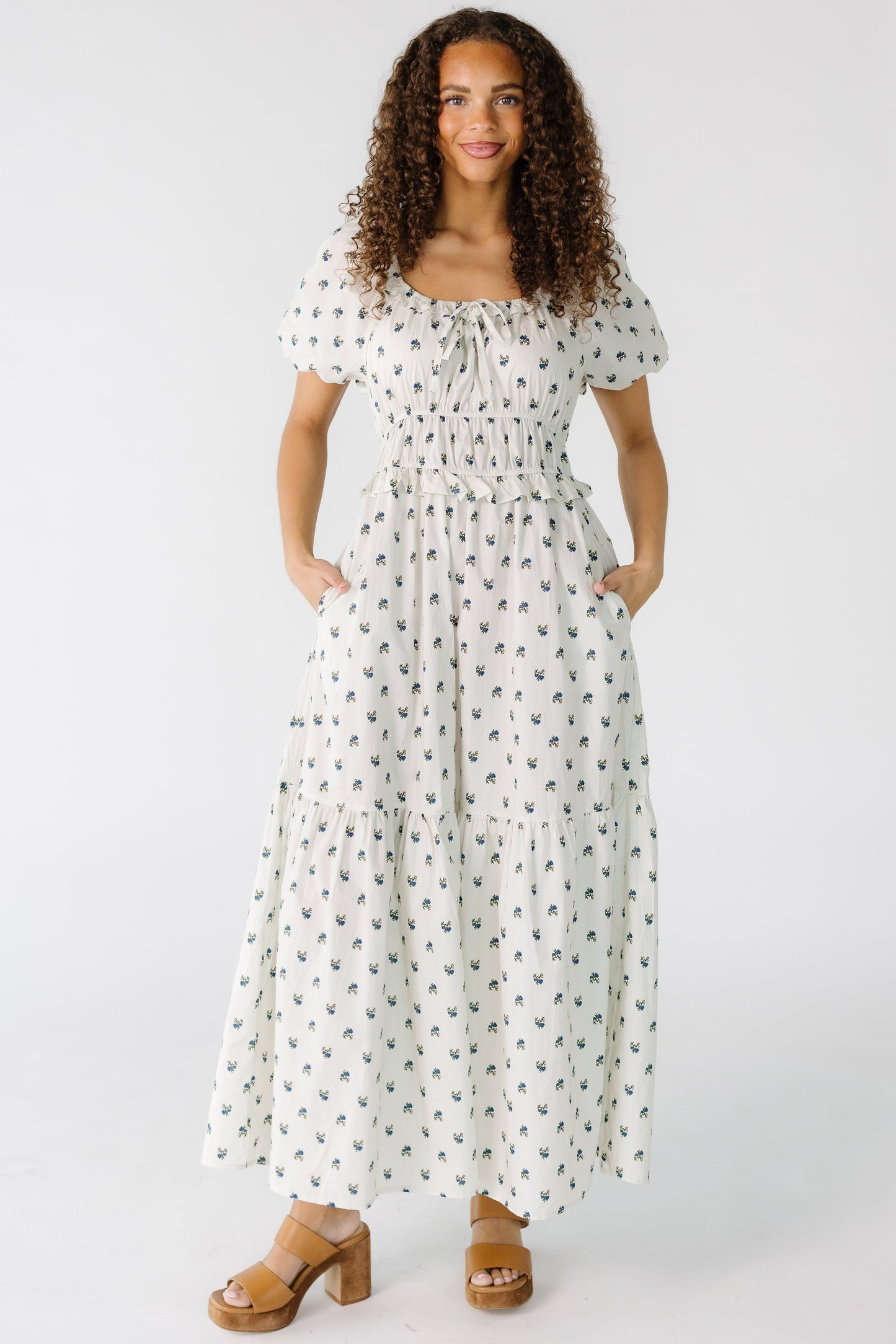 Brass & Roe The Jena Dress WOMEN'S DRESS brass & roe Cream XS 