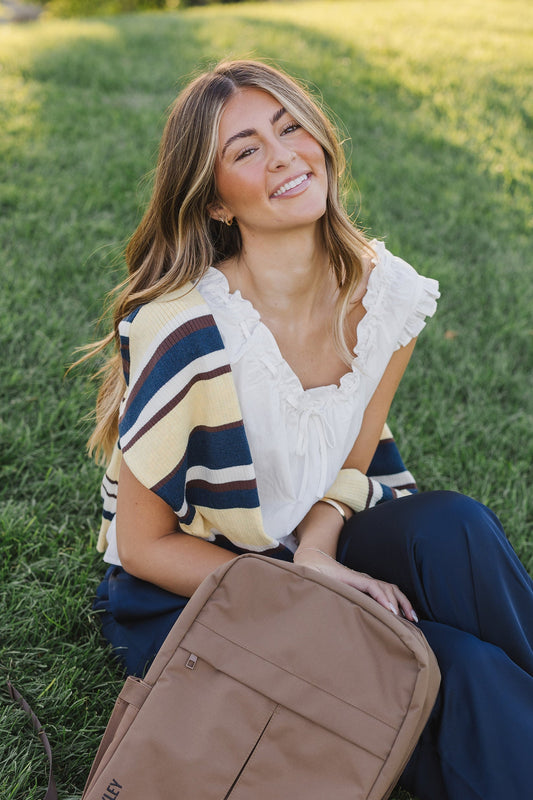 Brass & Roe Judy Flowy Top WOMEN'S TOP Brass & Roe 