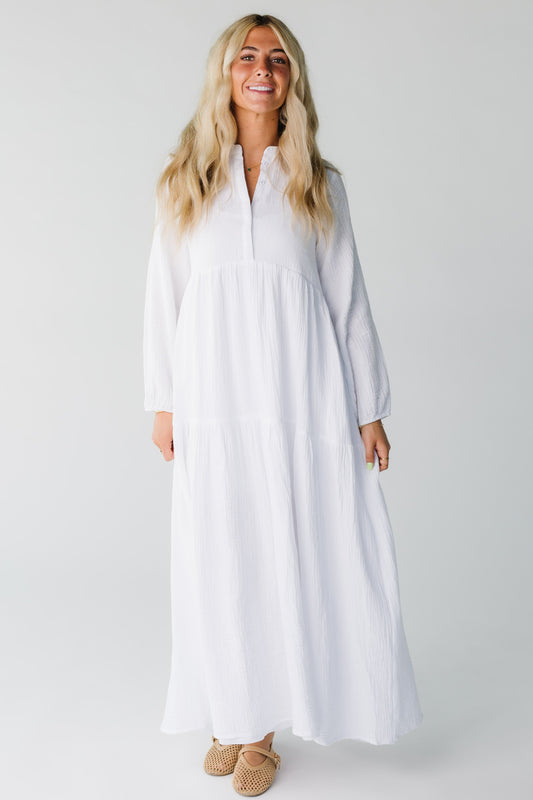 Brass & Roe Pondering White Dress for women in white