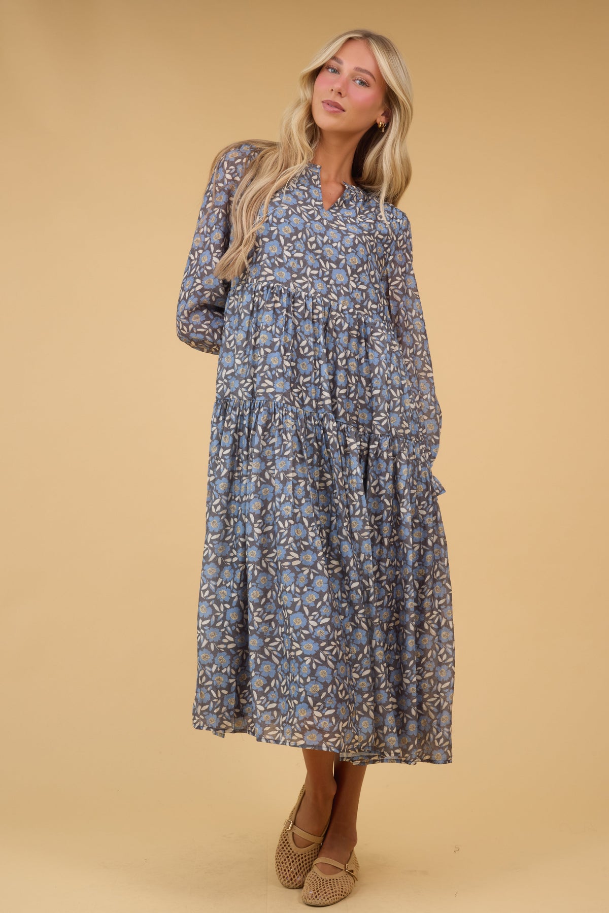 Brass & Roe Roxi Midi Dress Brass & Roe 