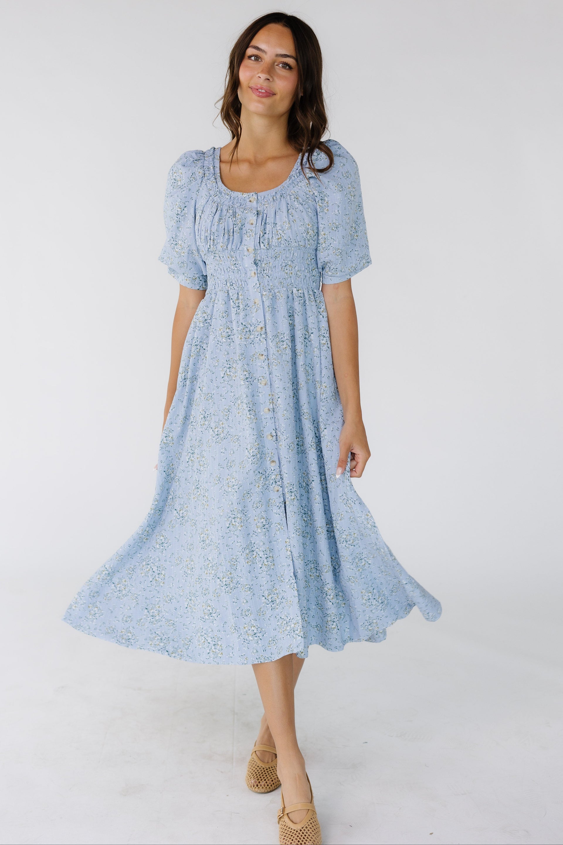 Brass & Roe Modest Nora Button Down Dress – Called to Surf