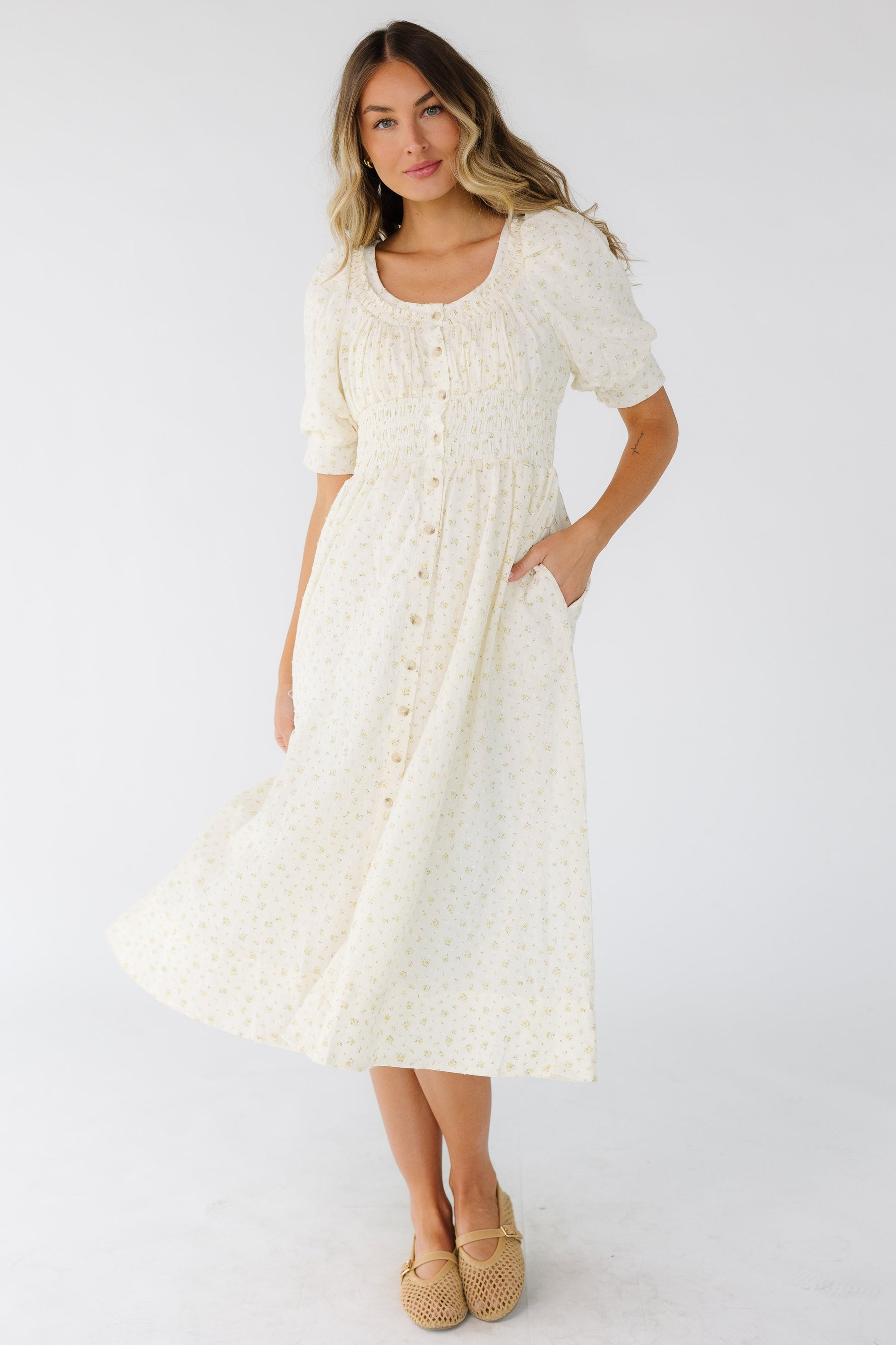 Brass & Roe Modest Nora Button Down Dress – Called to Surf