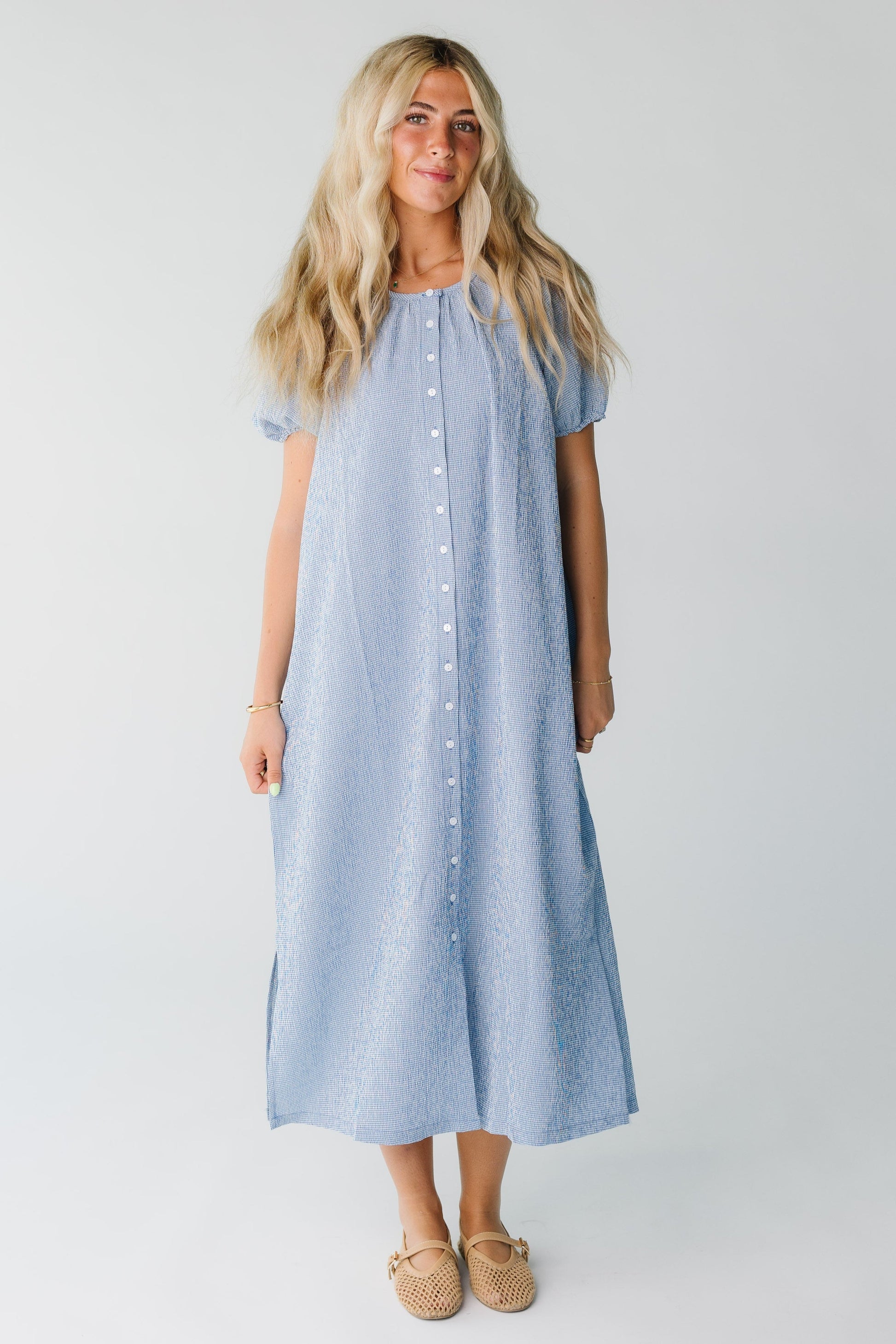 Brass & Roe Bree Midi Knee Dress WOMEN'S DRESS brass & roe 