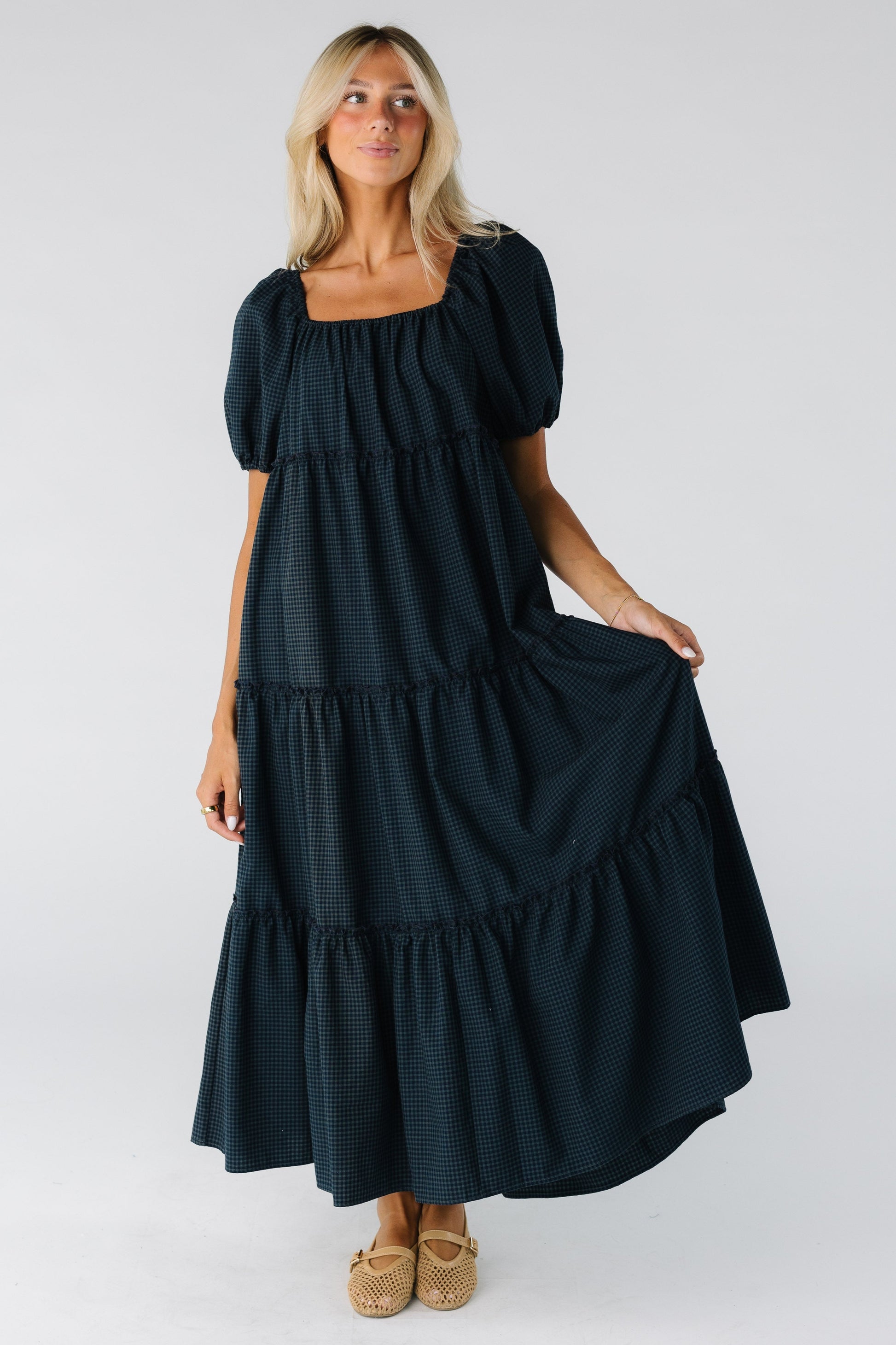 Brass & Roe The Charity Tiered Midi Dress WOMEN'S DRESS brass & roe 
