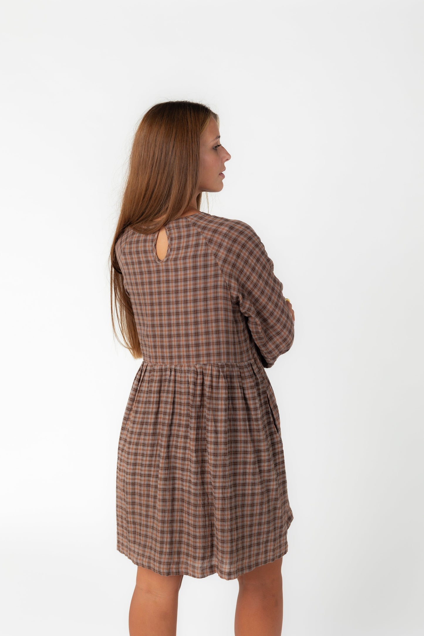 Brass & Roe Crew Plaid Dress WOMEN'S DRESS brass & roe 