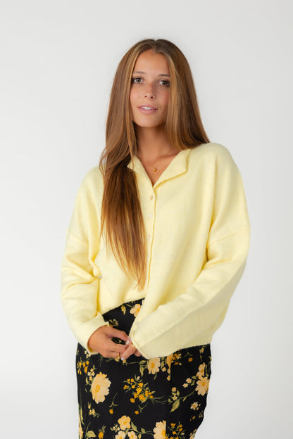 Aria Soft Cardigan WOMEN'S CARDIGAN Things Between Butter S 