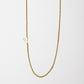 Cove Initial Necklace WOMEN'S NECKLACE Cove Accessories 18k Gold Plated 16" + 2" extender Y