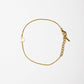 Cove Initial Bracelet WOMEN'S BRACELET Cove Accessories 18k Gold Plated 7" + 1" extender D