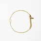 Cove Initial Bracelet WOMEN'S BRACELET Cove Accessories 18k Gold Plated 7" + 1" extender N