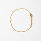Cove Initial Bracelet WOMEN'S BRACELET Cove Accessories 18k Gold Plated 7" + 1" extender O
