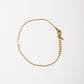 Cove Initial Bracelet WOMEN'S BRACELET Cove Accessories 18k Gold Plated 7" + 1" extender Q