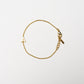 Cove Kid's Initial Bracelet KID'S BRACELET Cove Accessories 18k Gold Plated 1-4 Year/5" + 1/2" ext A