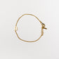Cove Kid's Initial Bracelet KID'S BRACELET Cove Accessories 18k Gold Plated 0-6 Month/3.74" + 1/4" ext B