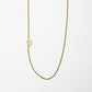 Cove Initial Necklace WOMEN'S NECKLACE Cove Accessories 18k Gold Plated 16" + 2" extender G
