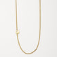 Cove Initial Necklace WOMEN'S NECKLACE Cove Accessories 18k Gold Plated 16" + 2" extender Q