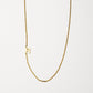 Cove Initial Necklace WOMEN'S NECKLACE Cove Accessories 18k Gold Plated 16" + 2" extender R