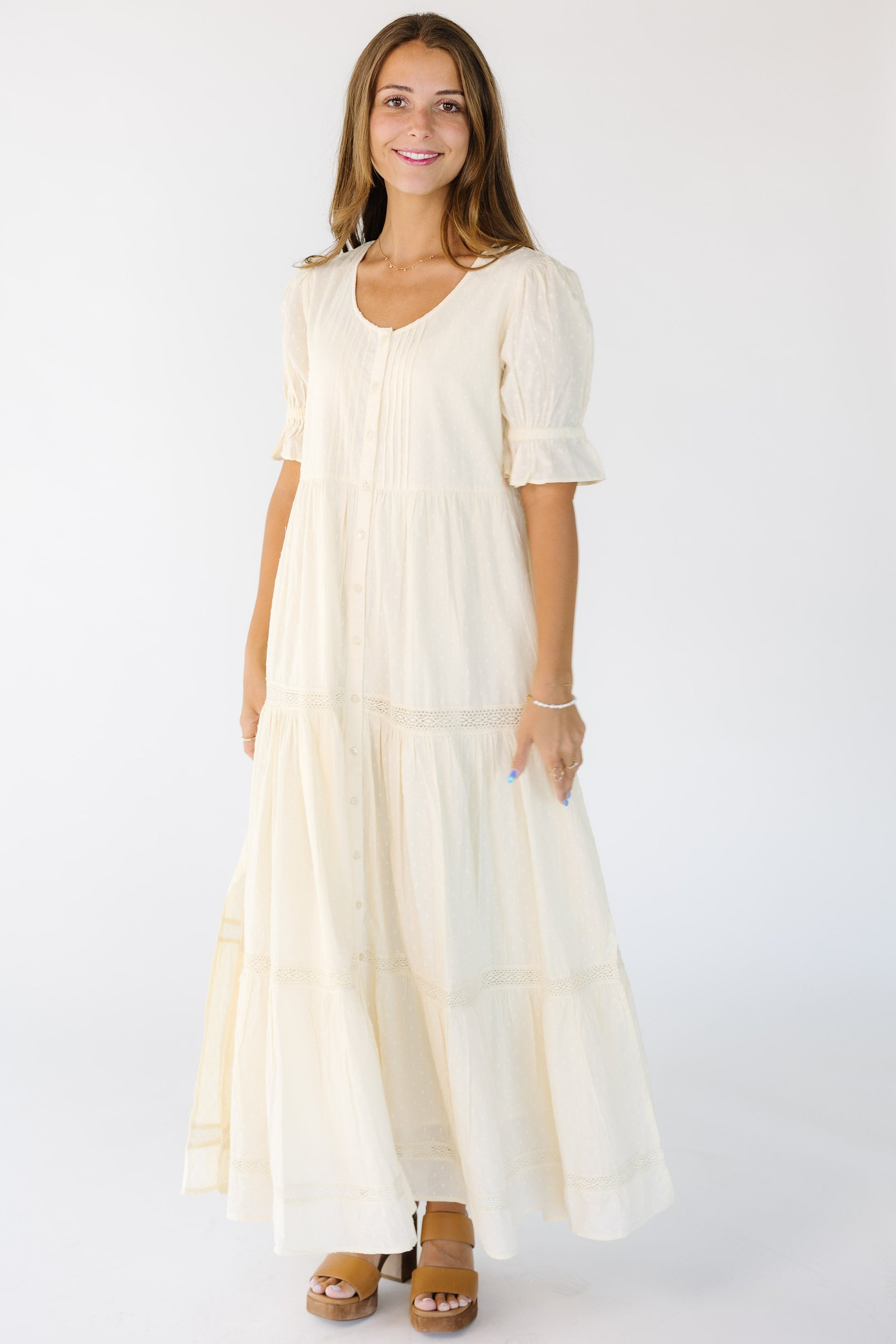 Citrus Cities Cream Dress Cream / S Citrus Cities Cream Dress Cream / S