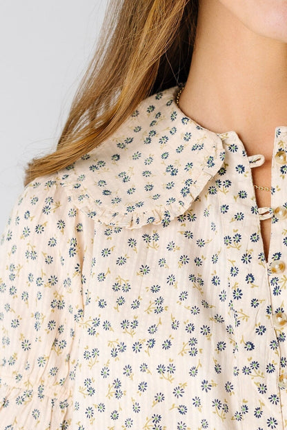 Citrus Ellie Collar Print Blouse WOMEN'S TOP Citrus 