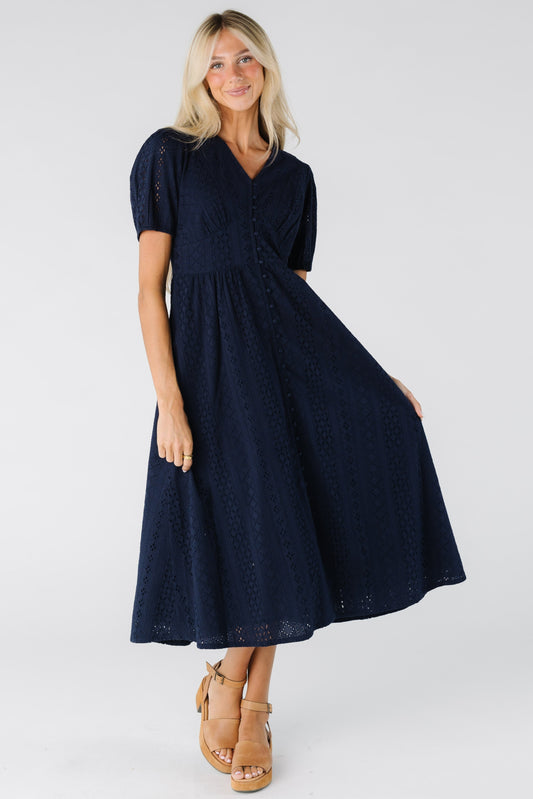 Citrus Hariam Eyelet Button Dress WOMEN'S DRESS Citrus 