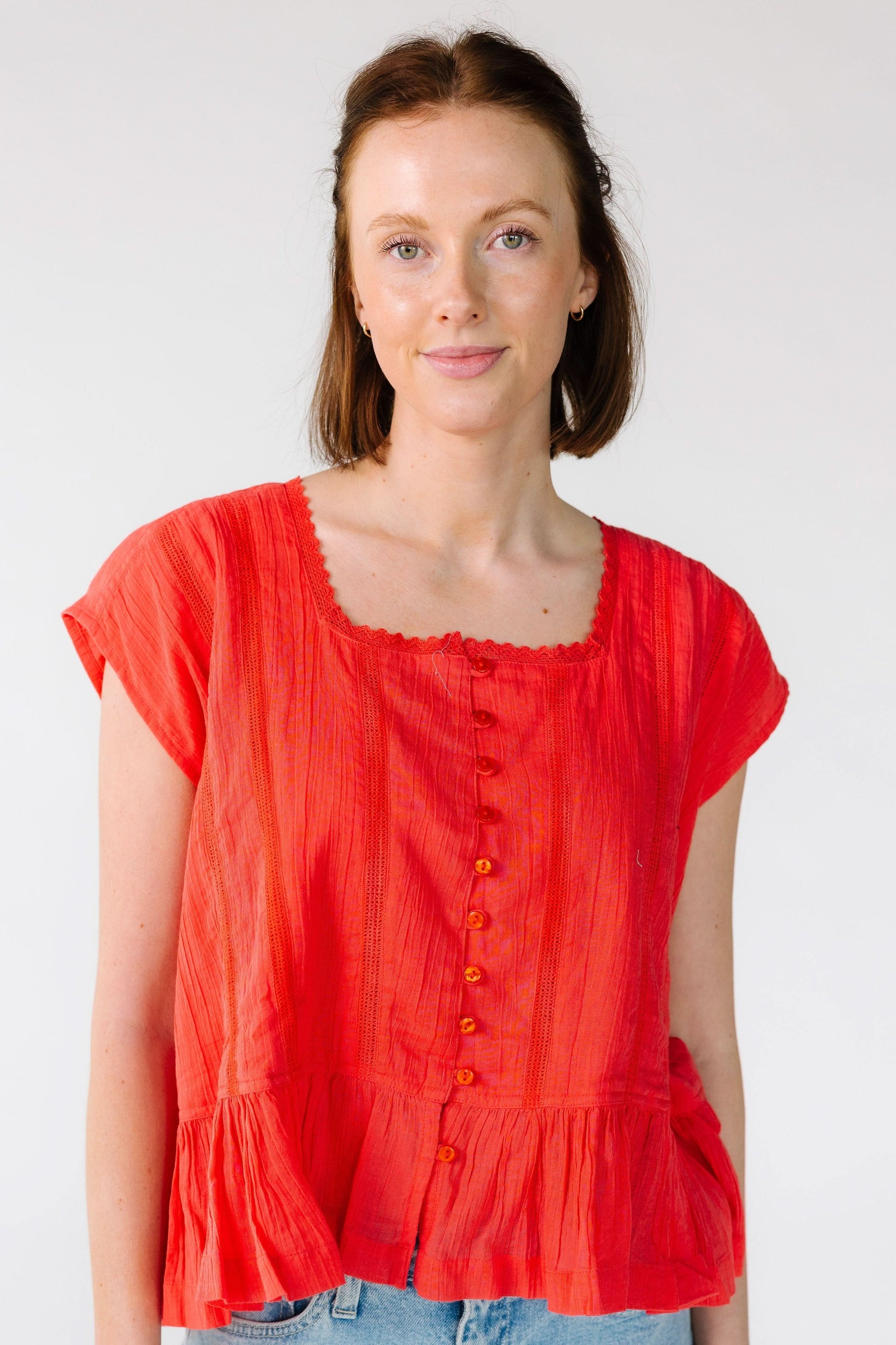 Citrus Napa Top WOMEN'S TOP Citrus Red XS 