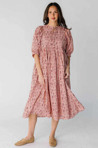 Citrus Primavera Dress WOMEN'S DRESS Citrus Red Print XS 