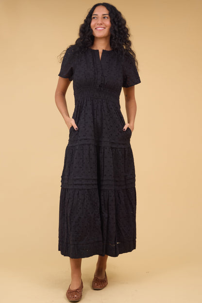 Citrus-Shae Dress - Black Eyelet WOMEN'S DRESS Citrus 