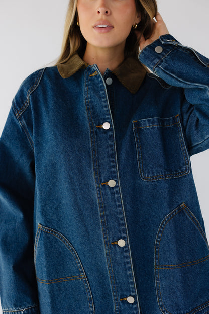 Blue Ember Denim Jacket WOMEN'S JACKETS Mod Ref 