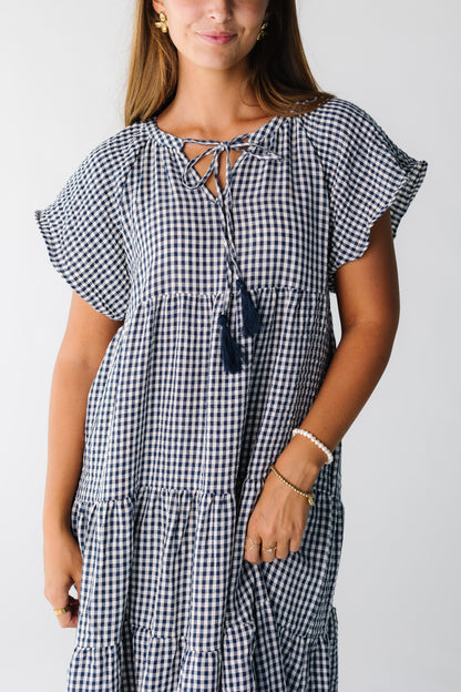 Brass & Roe Elmina Gingham Dress WOMEN'S DRESS brass & roe 