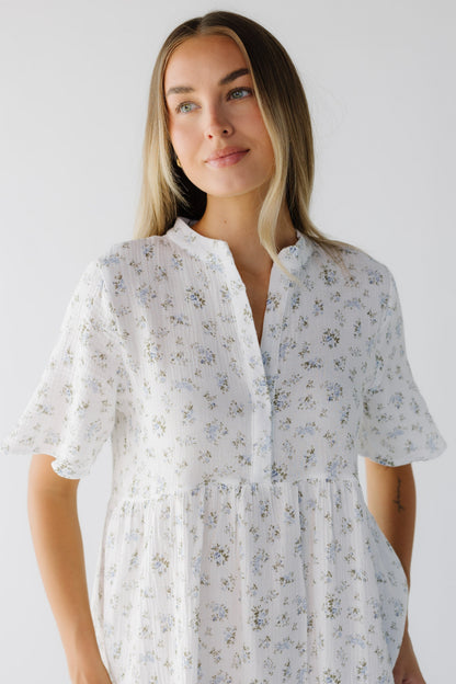 Brass & Roe Pondering Gauze Print Dress WOMEN'S DRESS brass & roe 