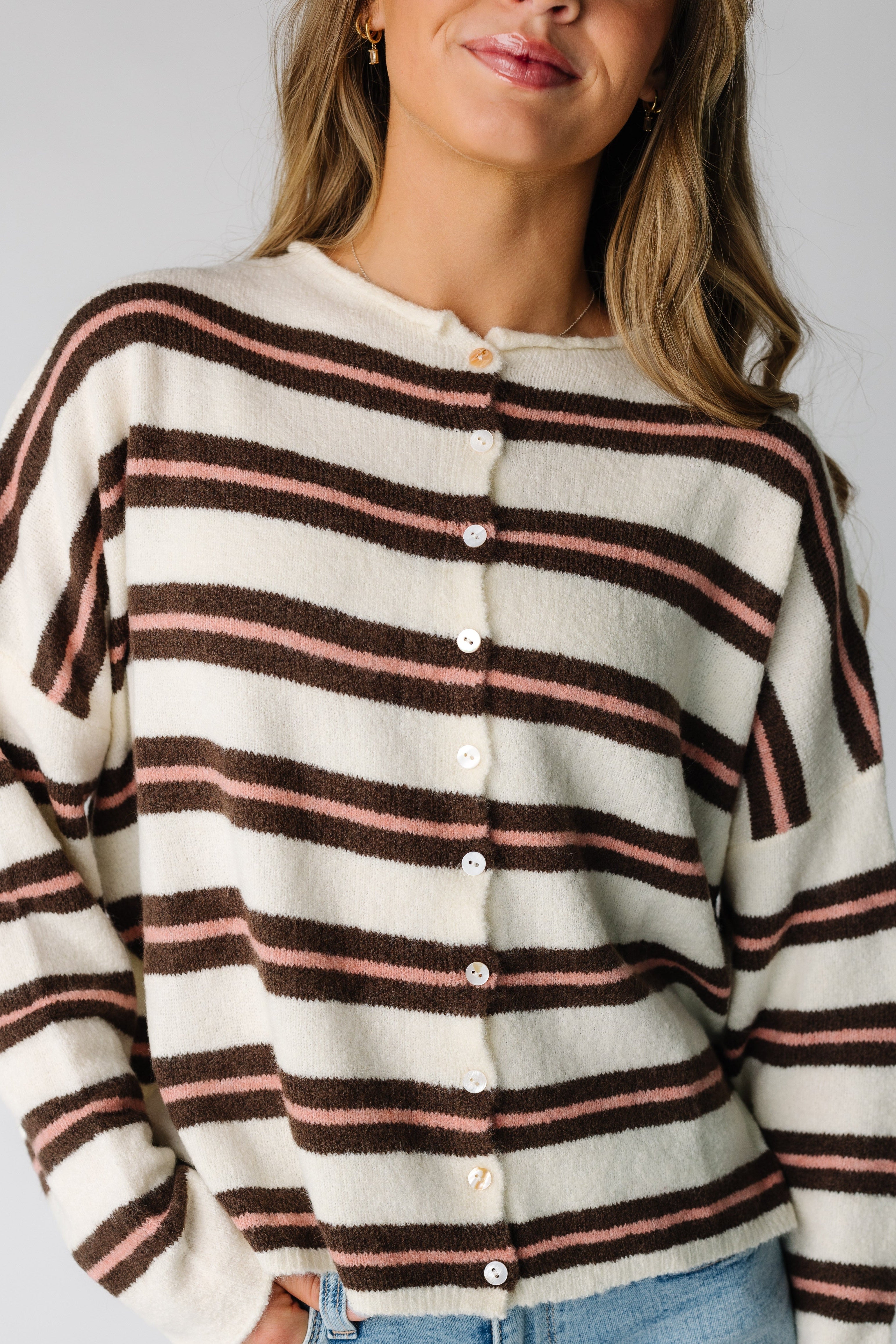 Aria Wide Stripe Cardigan – Called to Surf