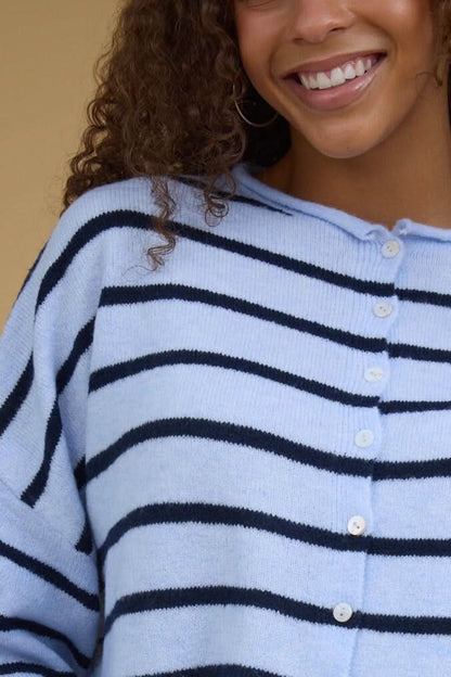 Bentley Striped Cardigan WOMEN'S CARDIGAN Things Between 
