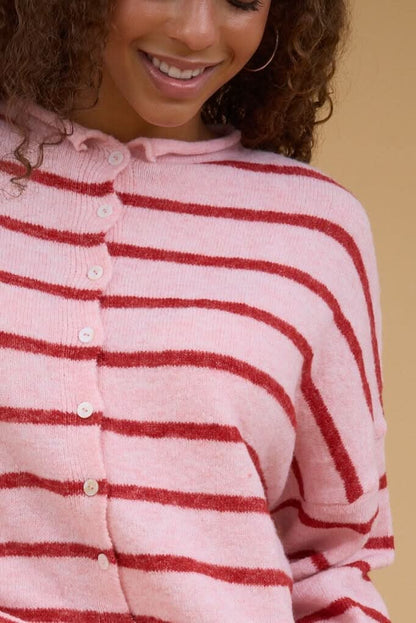 Bentley Striped Cardigan WOMEN'S CARDIGAN Things Between 