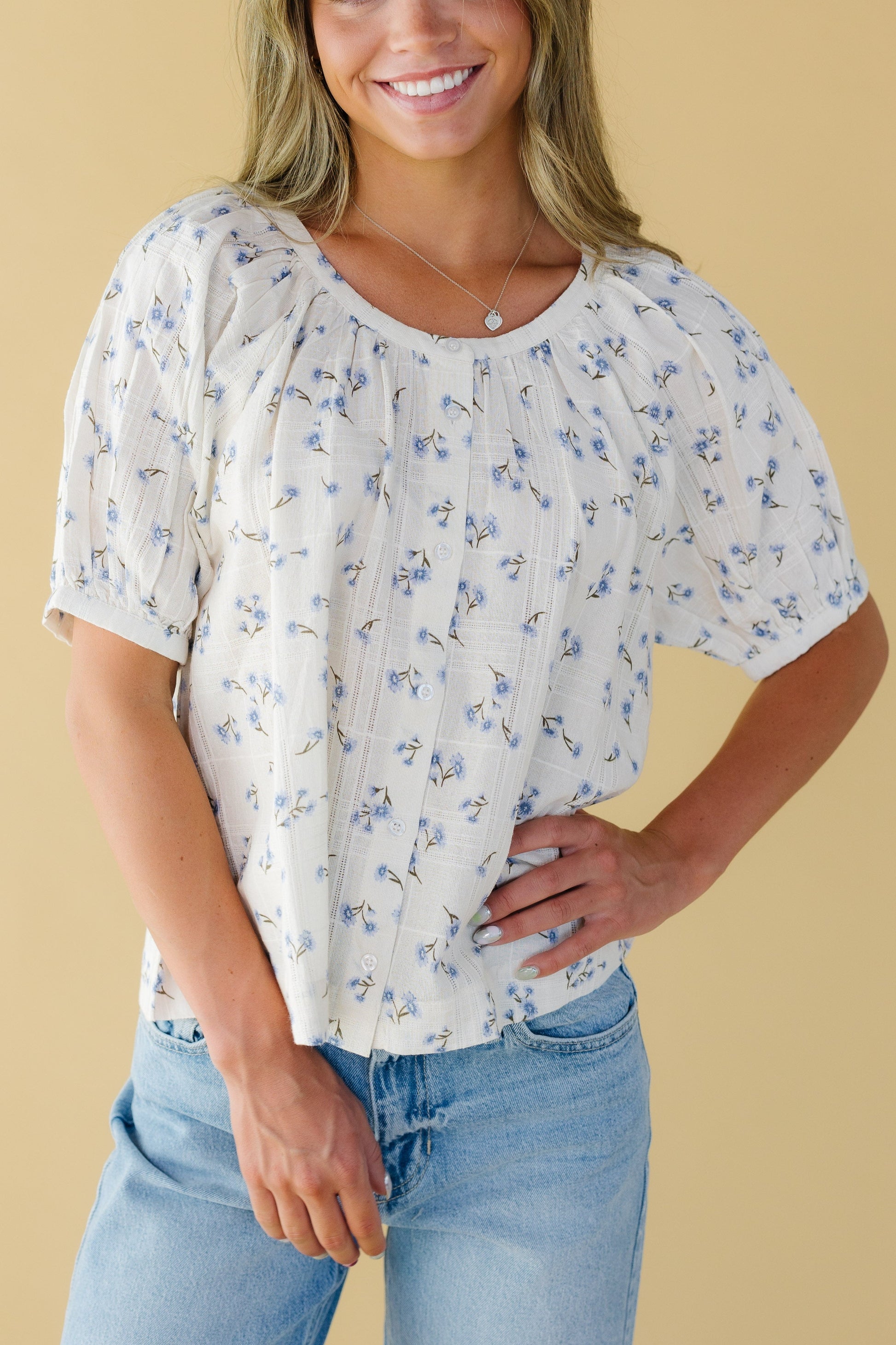 Citrus Southtown Button Top WOMEN'S TOP Citrus 