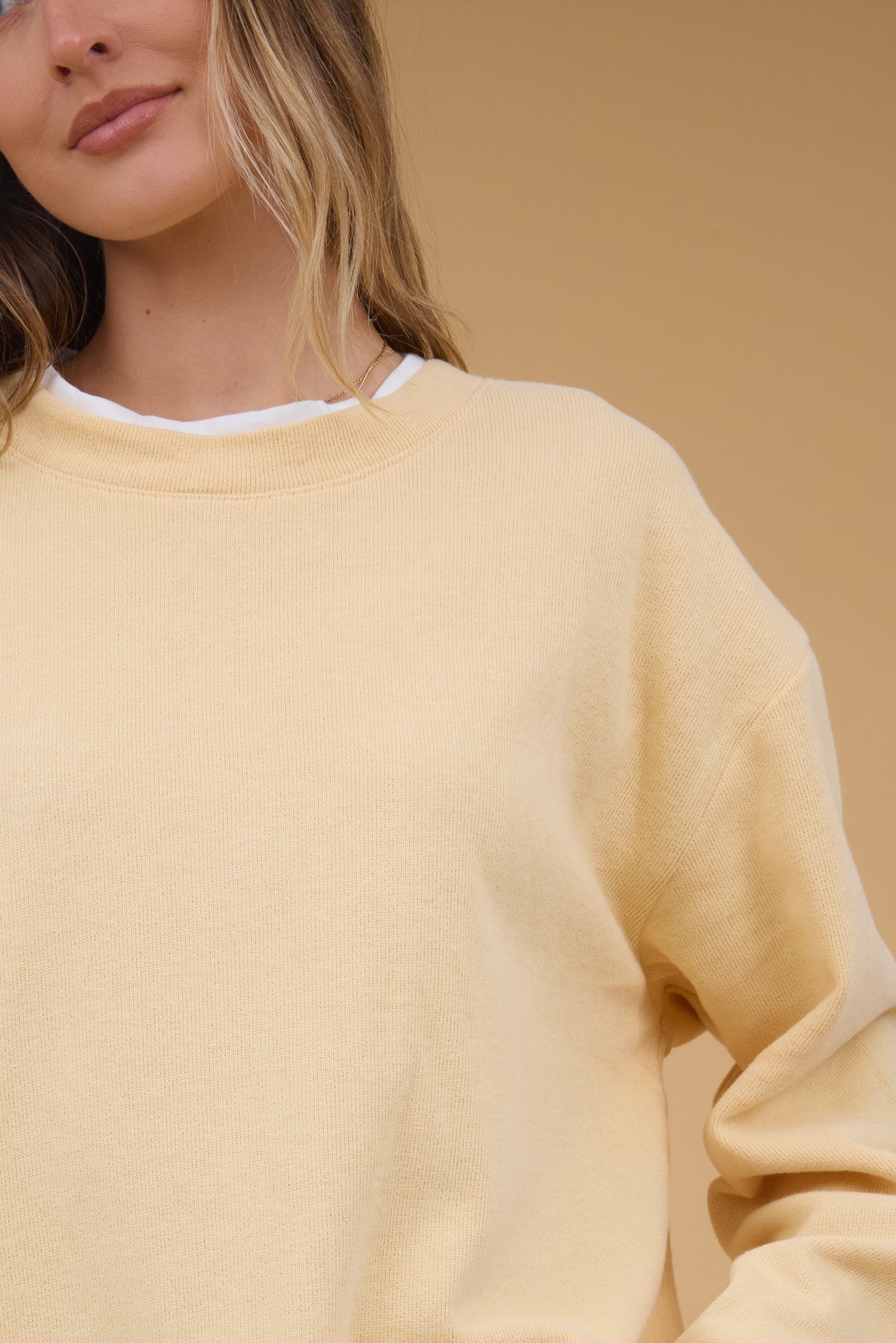 Always On Crew Pullover Knit WOMEN'S TOP By Together 