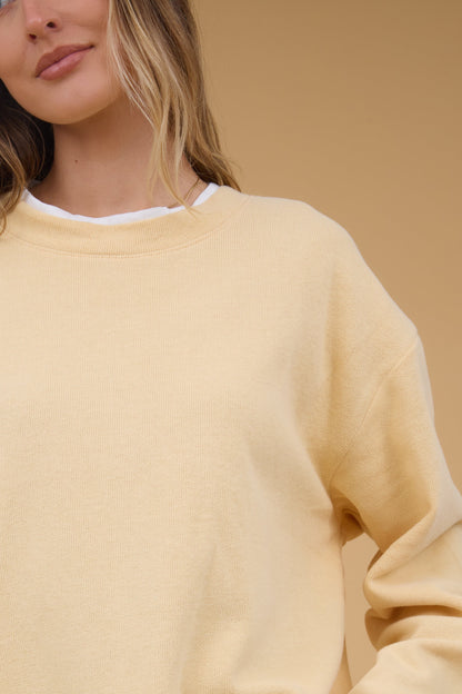 Always On Crew Pullover Knit WOMEN'S TOP By Together 
