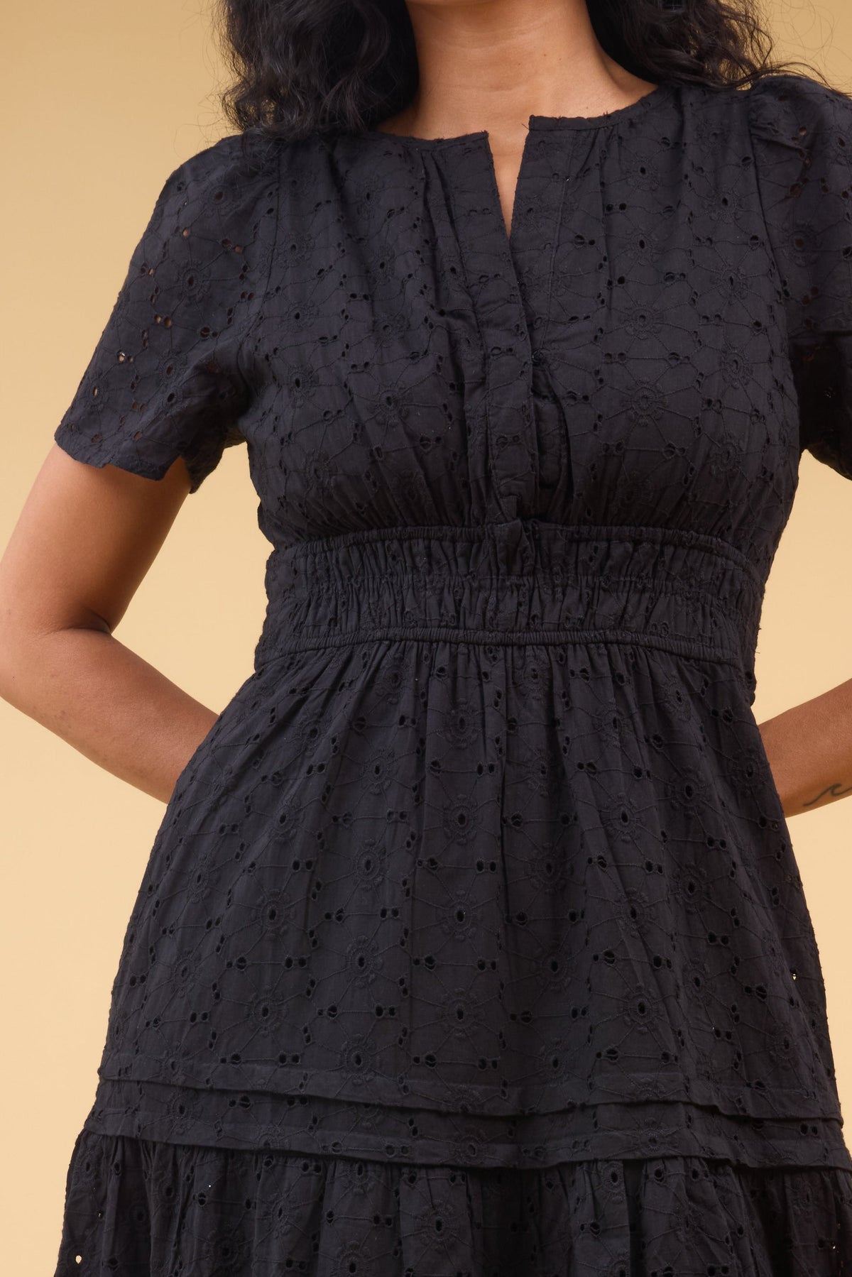 Citrus-Shae Dress - Black Eyelet WOMEN'S DRESS Citrus 