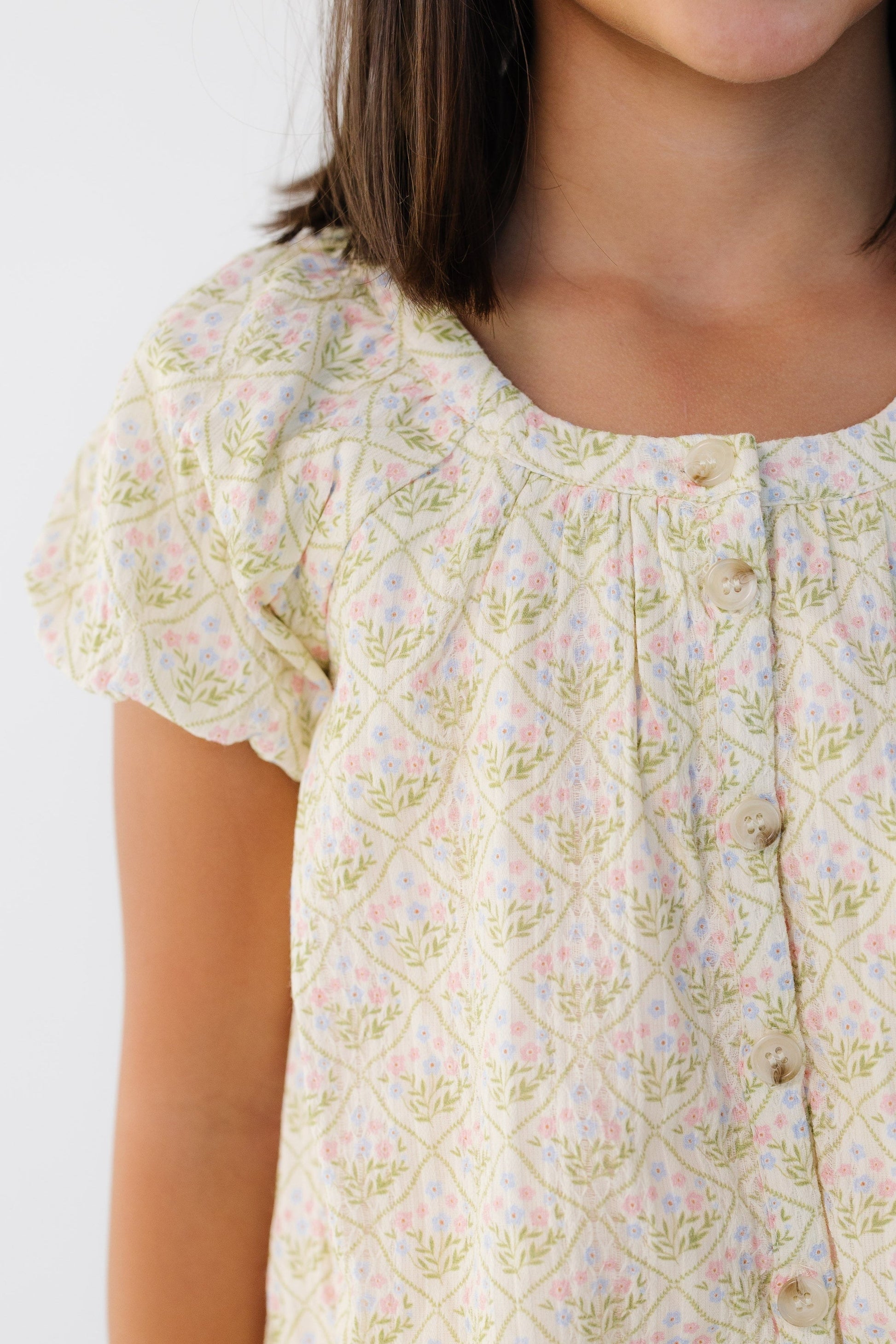 Brass & Roe Sweetie Button Down Girl's Dress GIRL'S DRESS brass & roe 