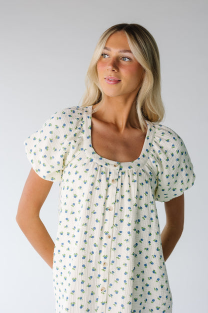Brass & Roe Ellie Gauze Print Dress WOMEN'S DRESS brass & roe 