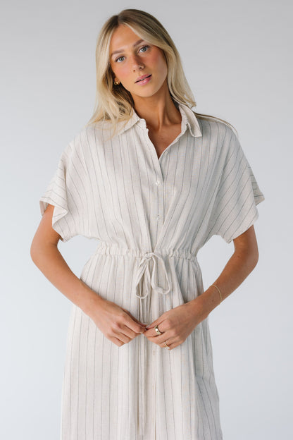Brass & Roe Linen Tie Waist Dress WOMEN'S DRESS brass & roe 