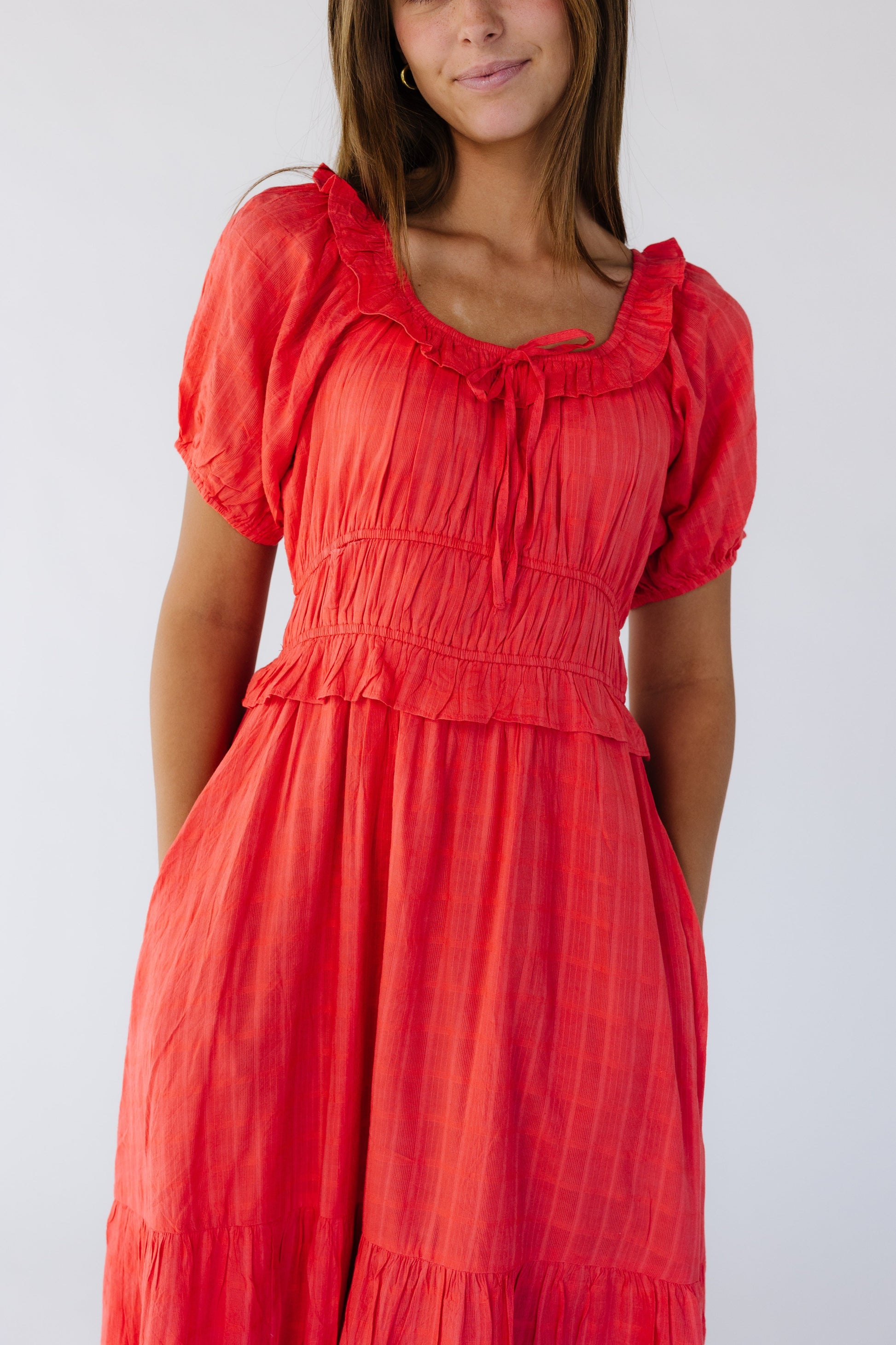 Citrus Jena Dress - Red WOMEN'S DRESS Citrus 