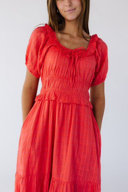 Citrus Jena Dress - Red WOMEN'S DRESS Citrus 