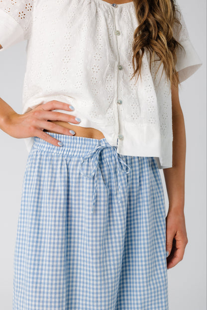 Bowen Gingham Skirt WOMEN'S SKIRTS Things Between 