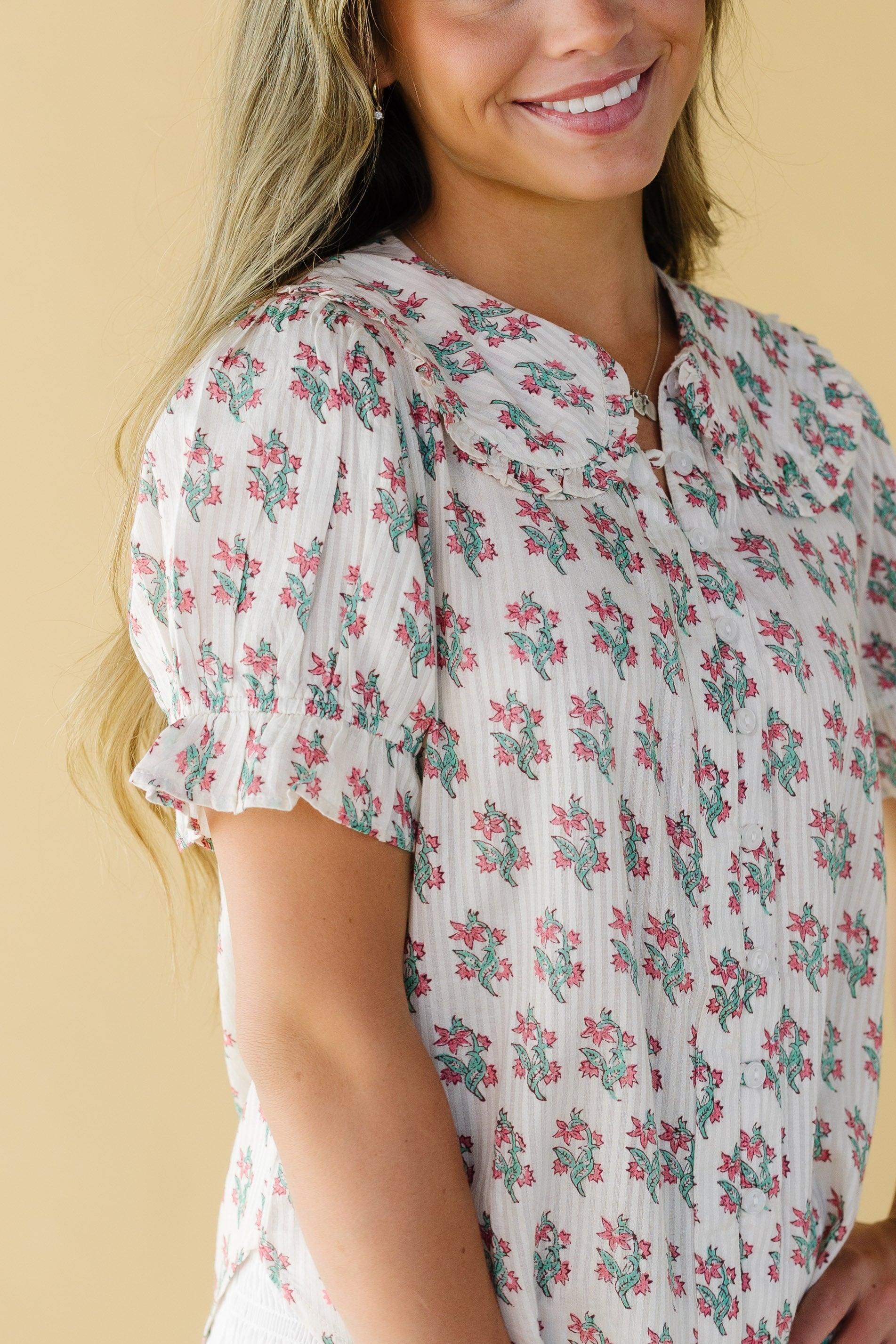 Citrus The Ellie Collar Blouse WOMEN'S TOP Citrus 