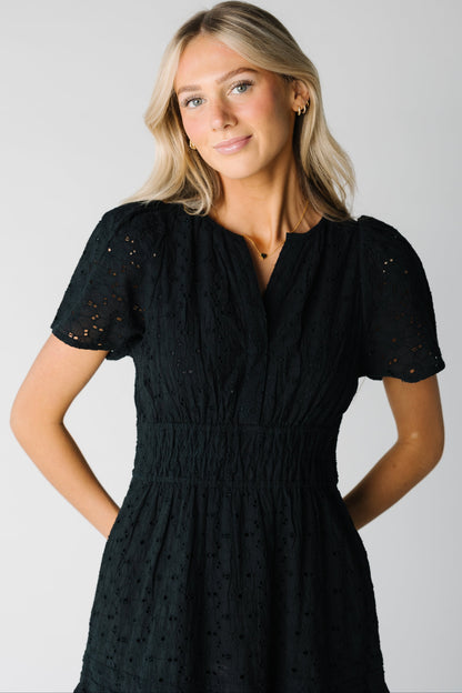 Citrus-Shae Dress - Black Eyelet WOMEN'S DRESS Citrus 