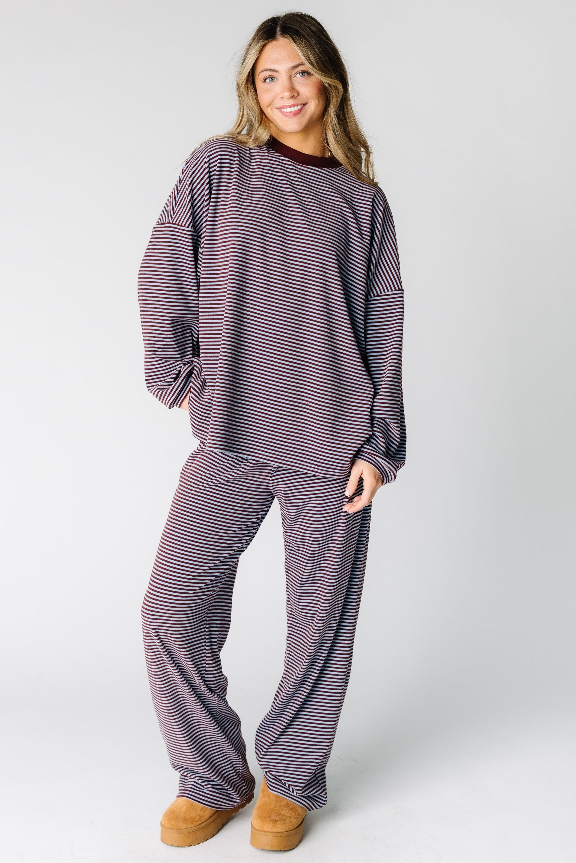 Cutie Everyday Stripe Set Women's Set brass & roe 