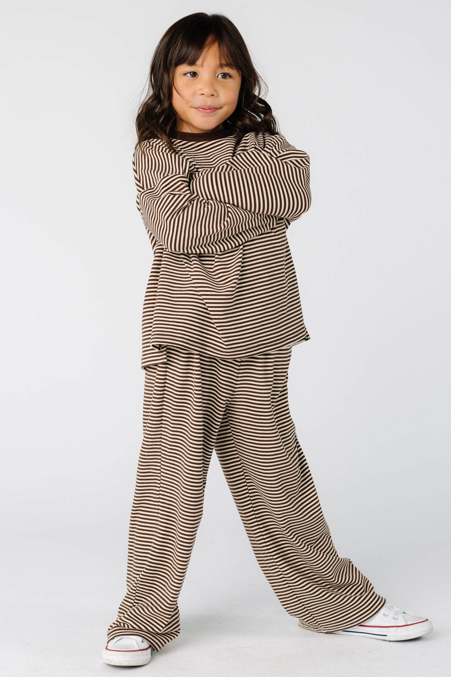 Cutie Everyday Kids Set Kid's Set By Brass & Roe in brown