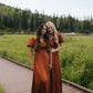 Ava Satin Dress-Rust WOMEN'S DRESS Brass & Roe 